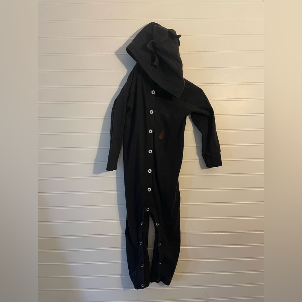 Kate Quinn Dino Hoodie Romper 2T Black Little Liam